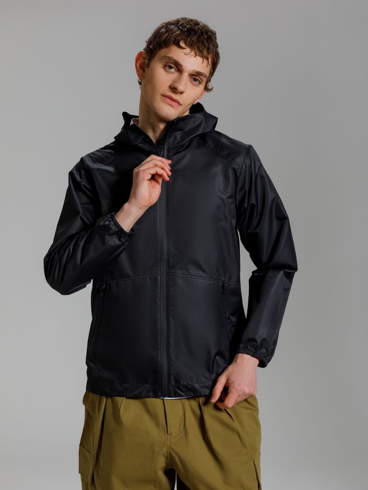 Куртка унисекс Nordvind WR, черная-8