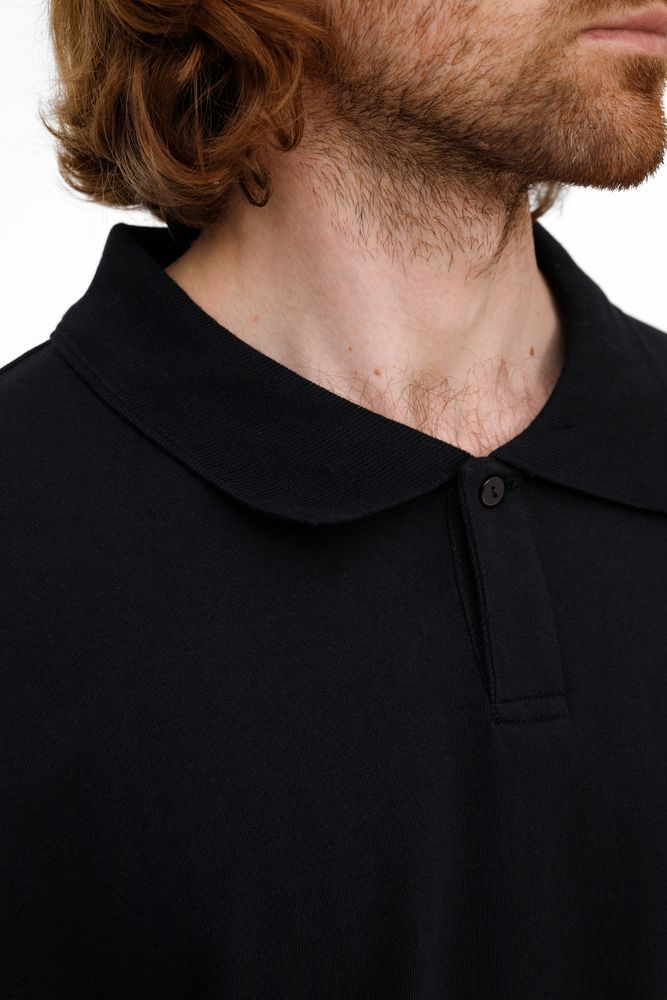 Свитшот оверсайз унисекс S6, черный-2