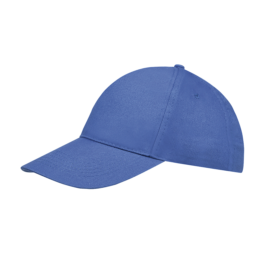 Бейсболка SUNNY, 5 клиньев, застежка на липучке, ярко-синий-0