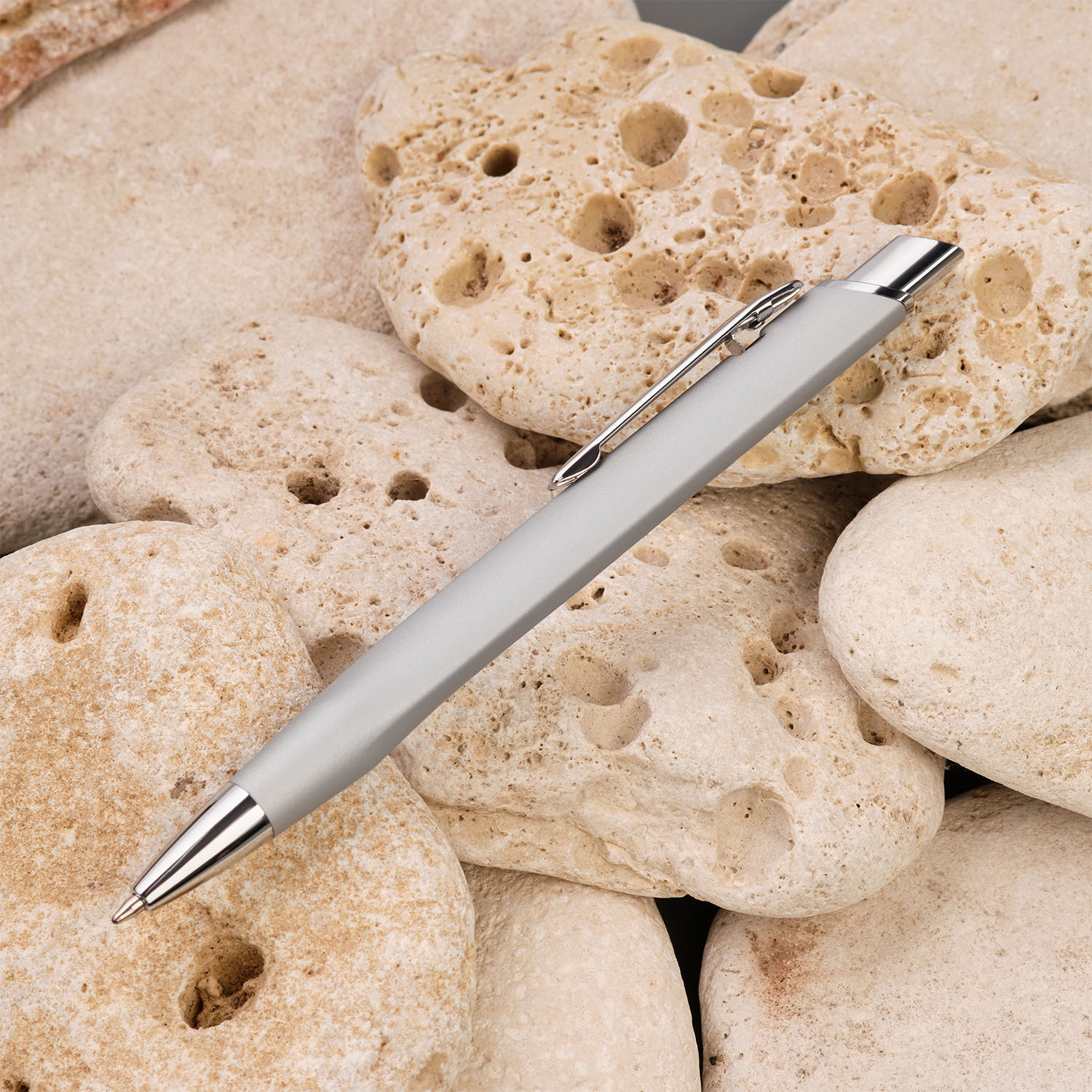 Шариковая ручка Pyramid NEO, серебро-5