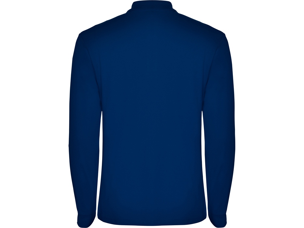 Рубашка поло Estrella мужская с длинным рукавом, королевский синий-1