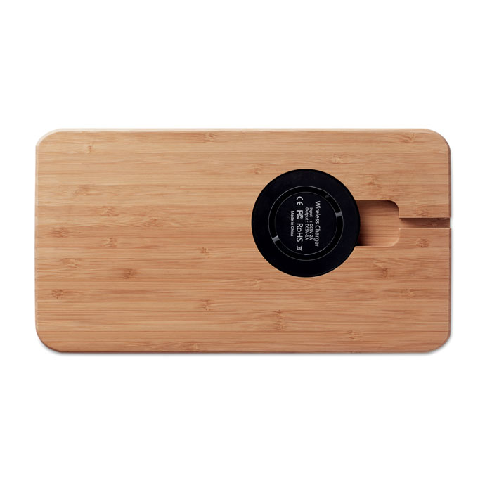 Беспроводная зарядка, древесный-10