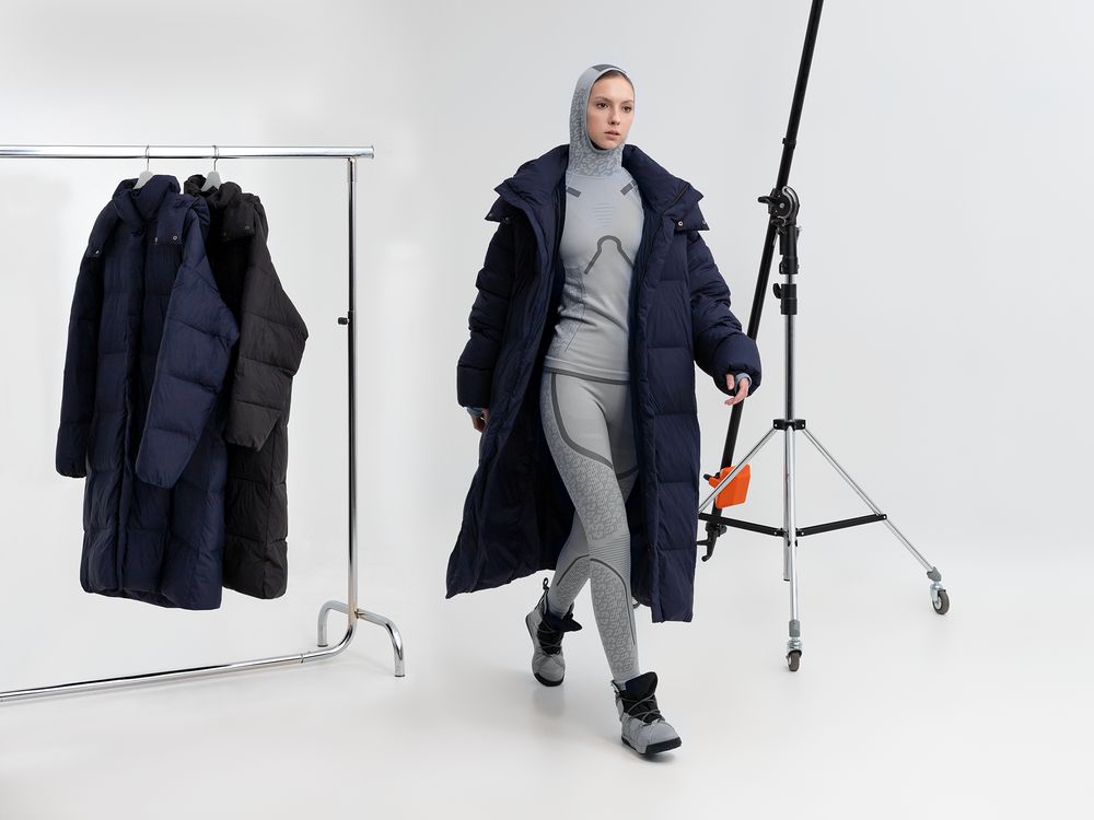 Пуховик унисекс Kapsula, серый-8