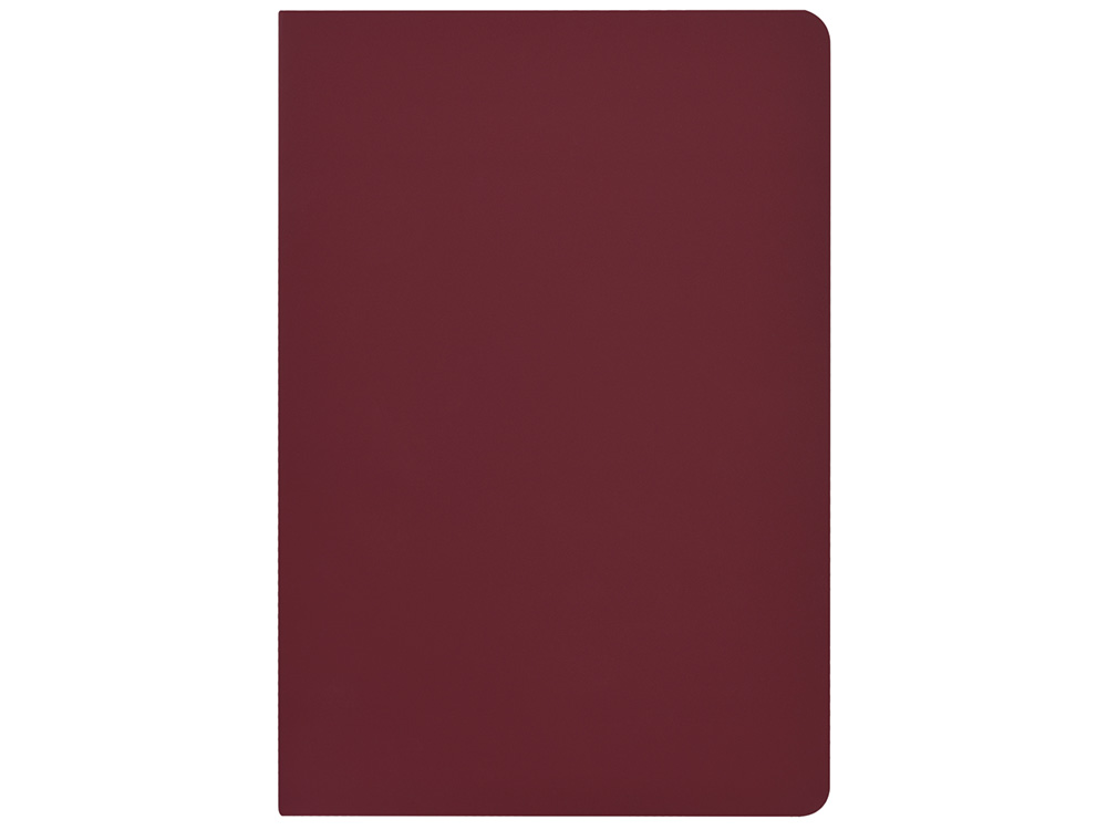 Бизнес-тетрадь А5 Pragmatic Contrast, 40 листов в клетку, бордовый с темно-серым срезом-2