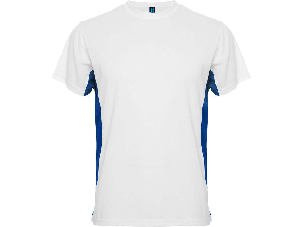 Спортивная футболка Tokyo мужская, белый/королевский синий-0