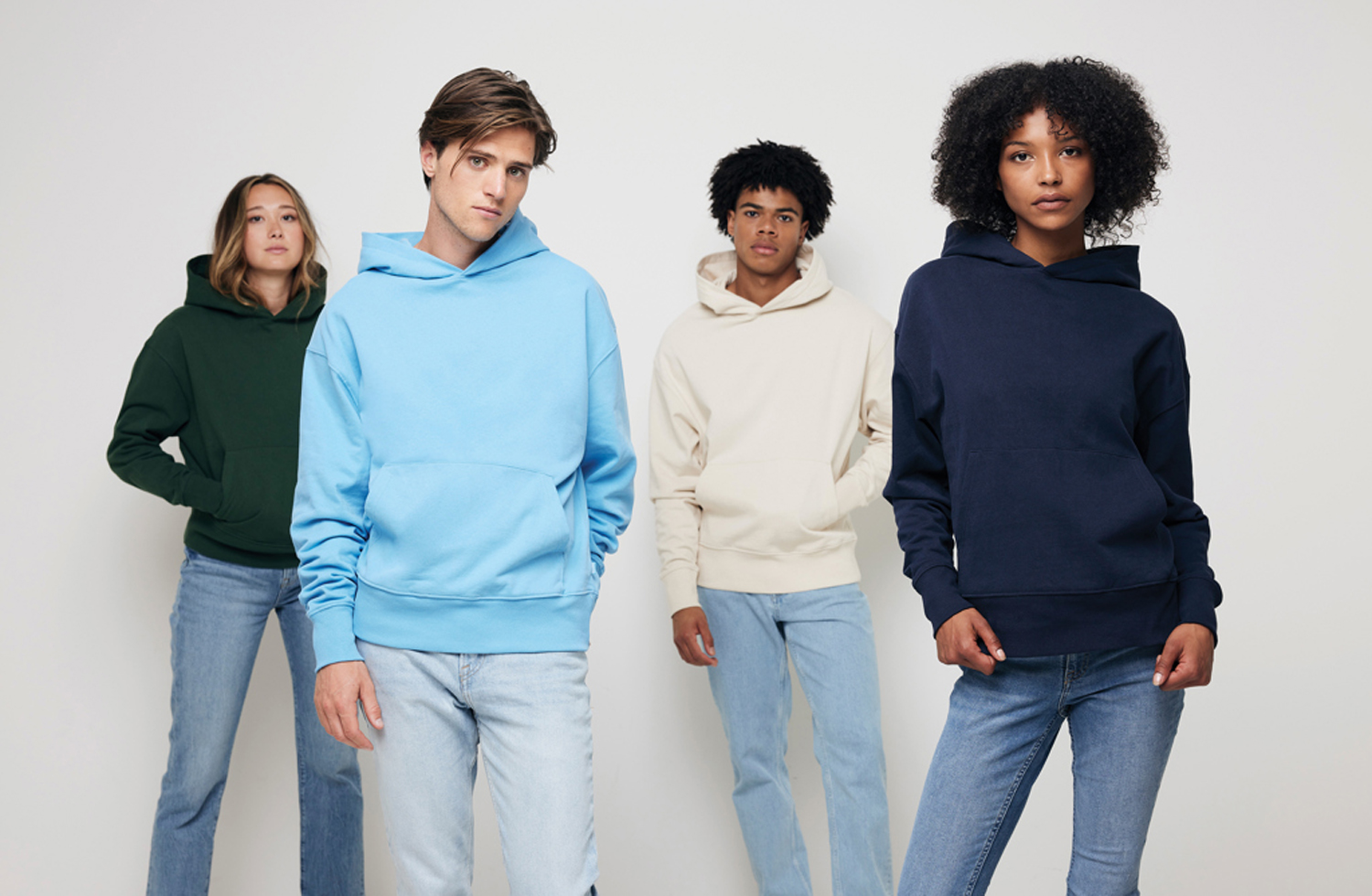 Худи Iqoniq Yoho из переработанного хлопка, свободный крой, унисекс, 340 г/м²-9