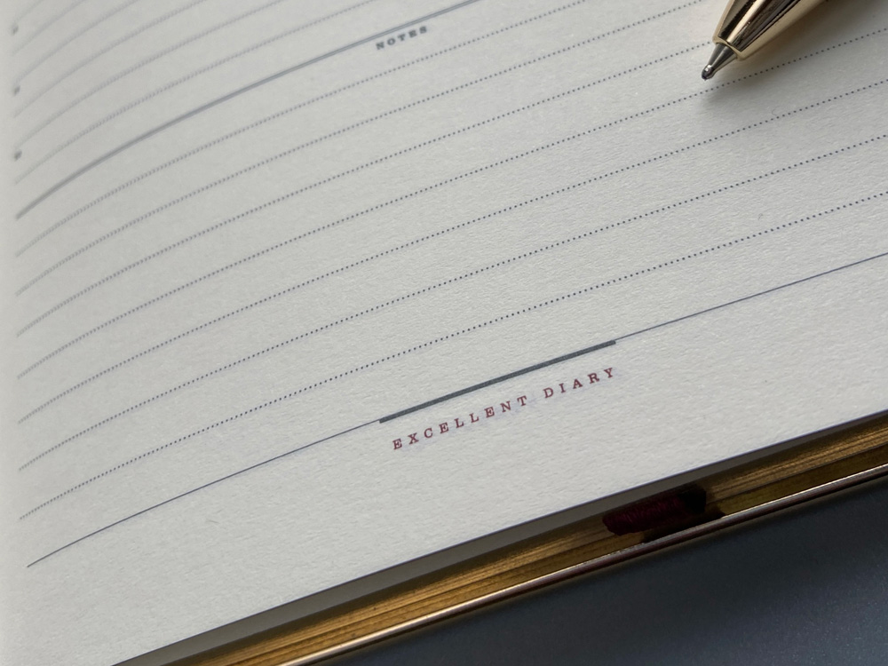 Ежедневник недатированный A5 Chelsea, черный (золотистый кант и срез)-10