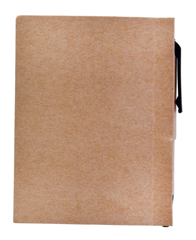 Мини-блокнот Eco Light с ручкой с черными элементами-2