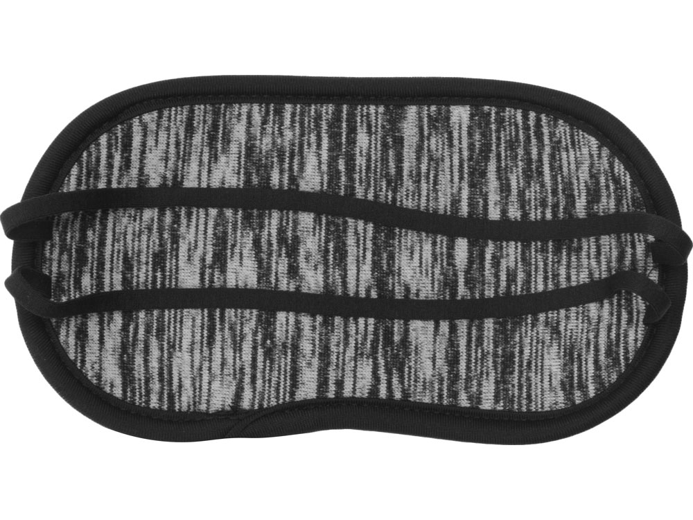 Набор для путешествия Comfort с пледом и маской, серый-5