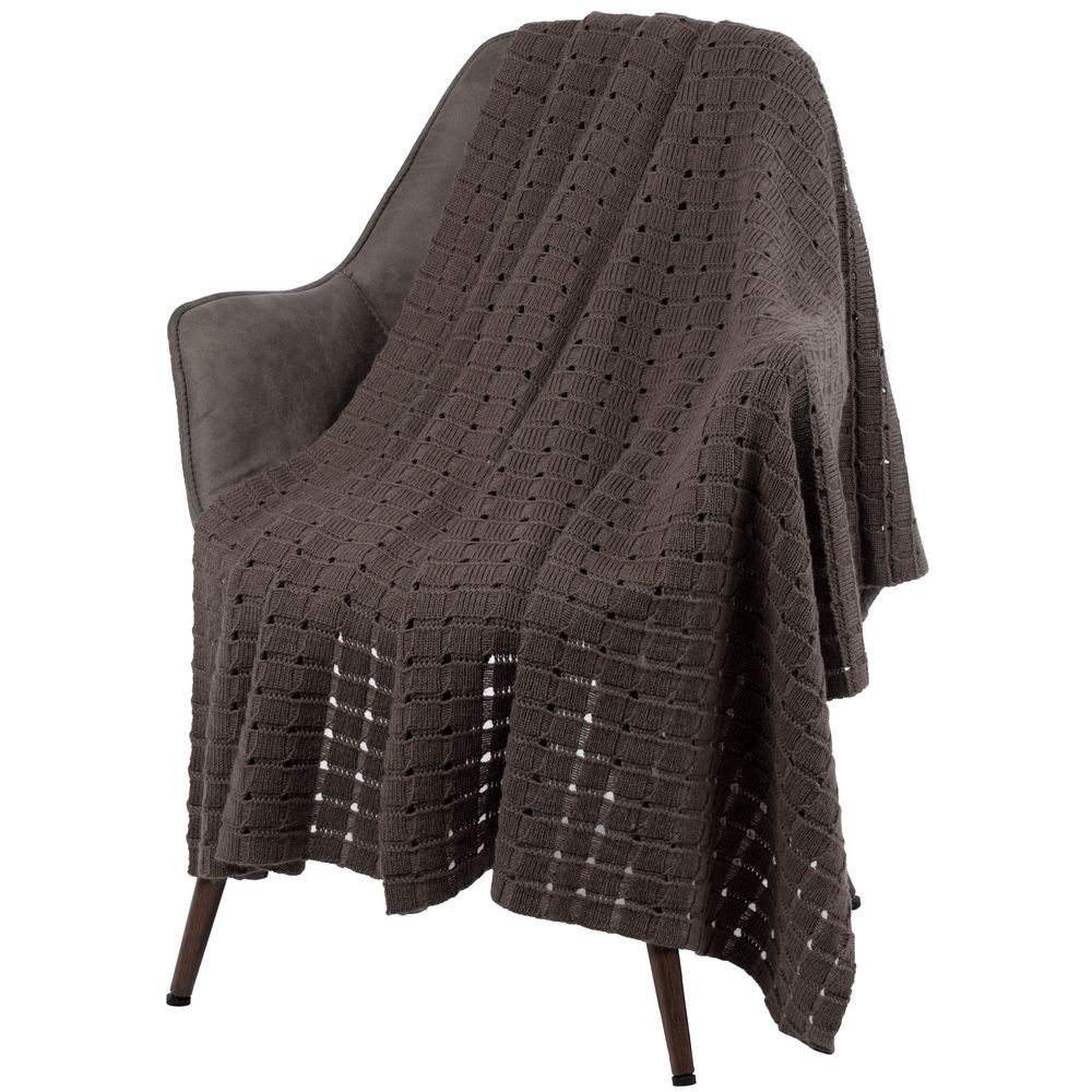 Плед Exquisito, коричневый-0