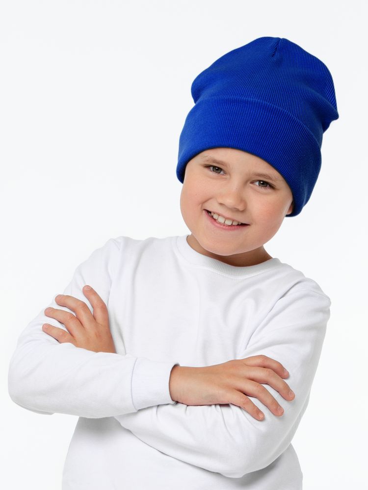 Шапка Real Talk, синяя-3