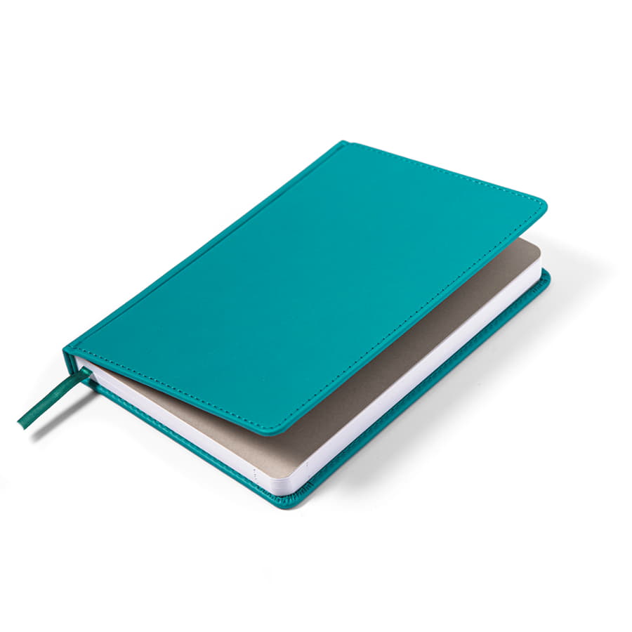 Ежедневник недатированный Anderson, формат А5,  в линейку, бирюзовый-4