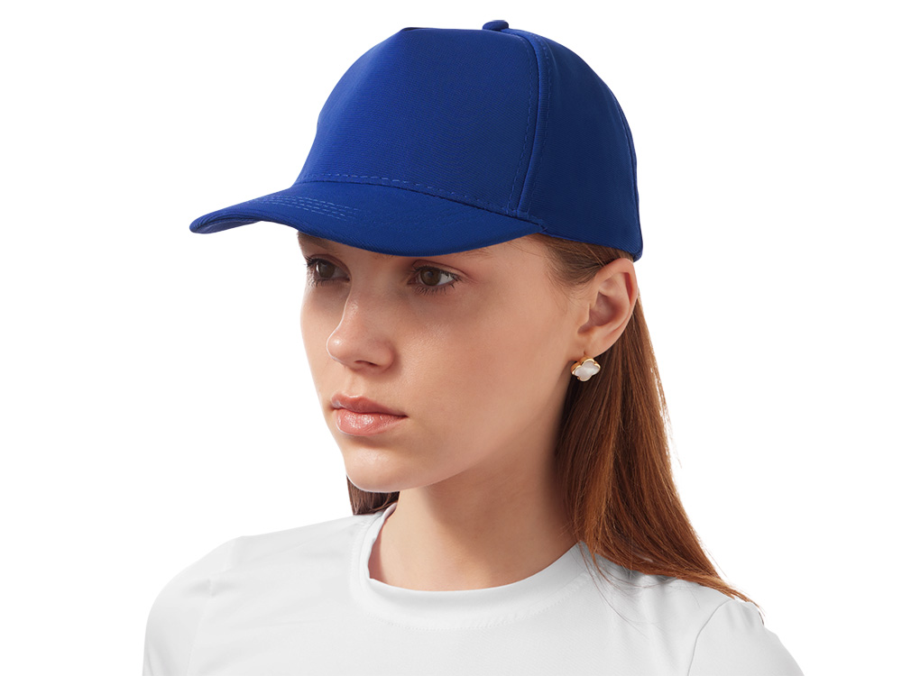 Бейсболка из структурной ткани Fargo, синий классический-2