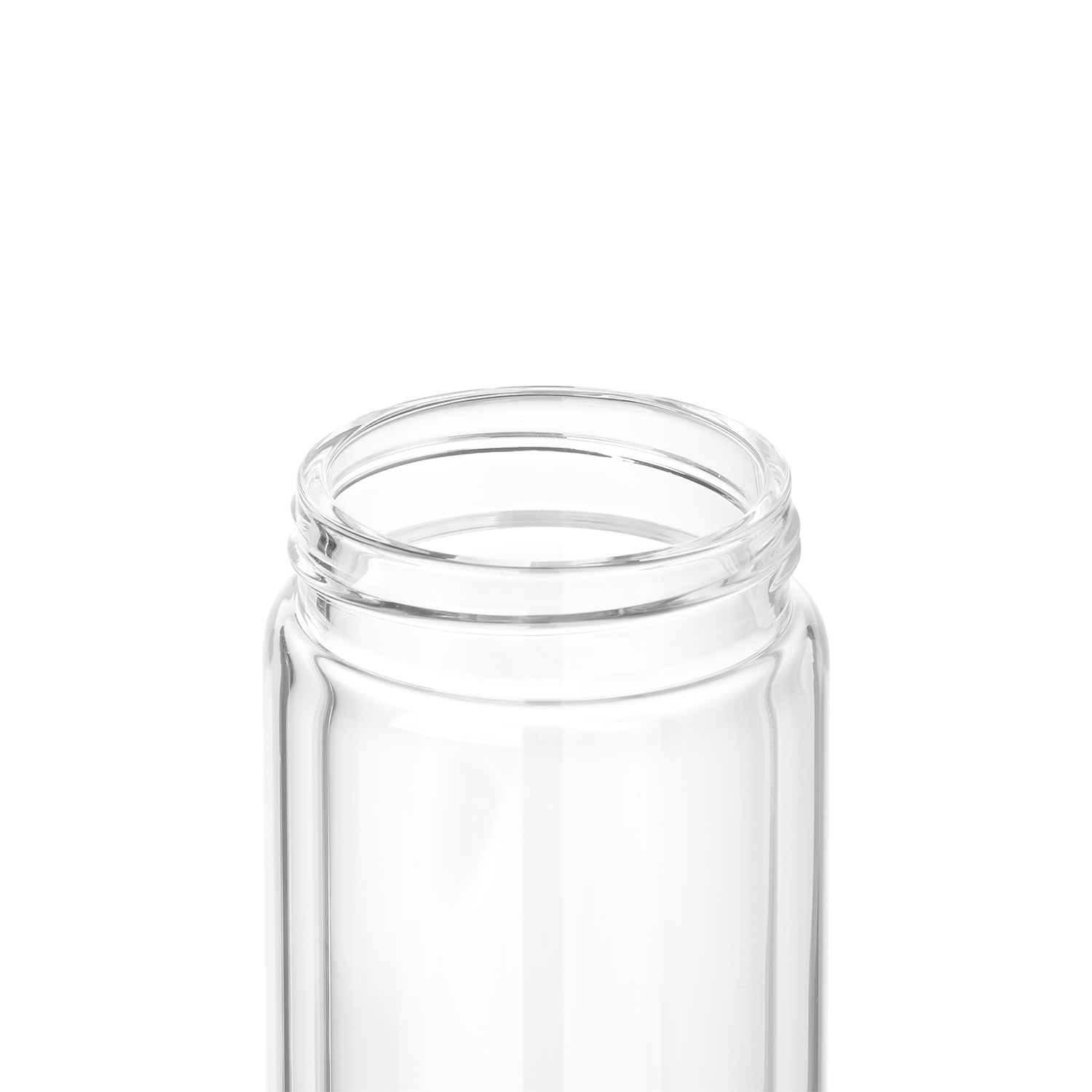 Бутылка стеклянная с двойными стенками Terso, черная-5