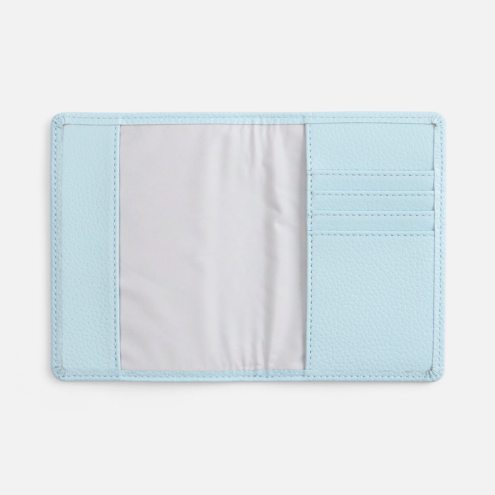 Обложка для паспорта Unison, голубая-2