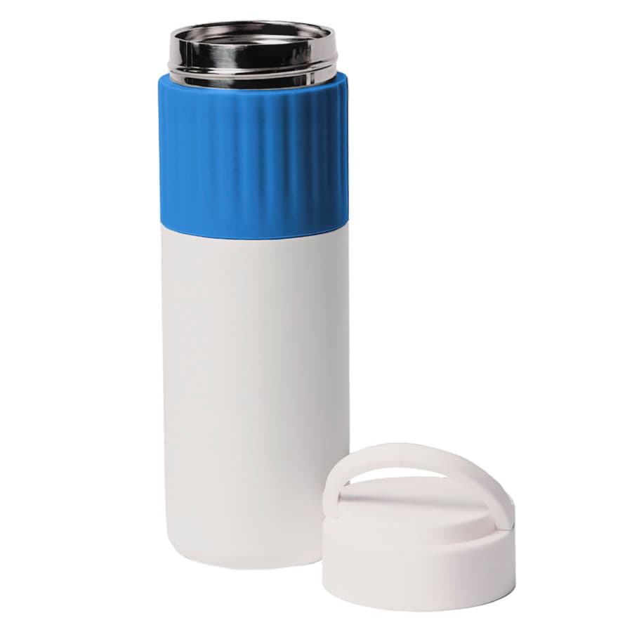 Термос TURBO, 500 мл, белый, синий-1