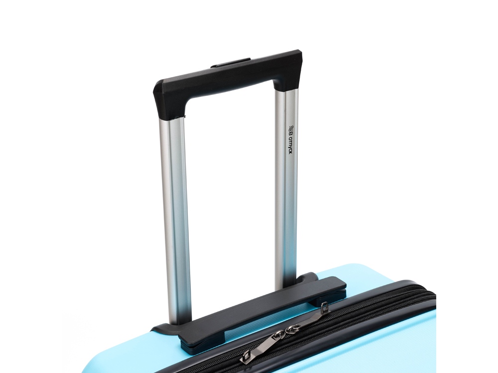 Чемодан TORBER В Отпуск, бирюзовый, полипропилен, 40,5 х 25 х 62,5 см, 55 л-4