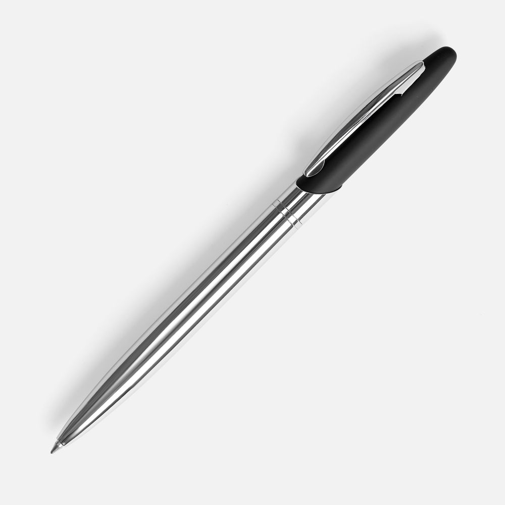 Ручка шариковая Dagger Soft Touch, черная-0