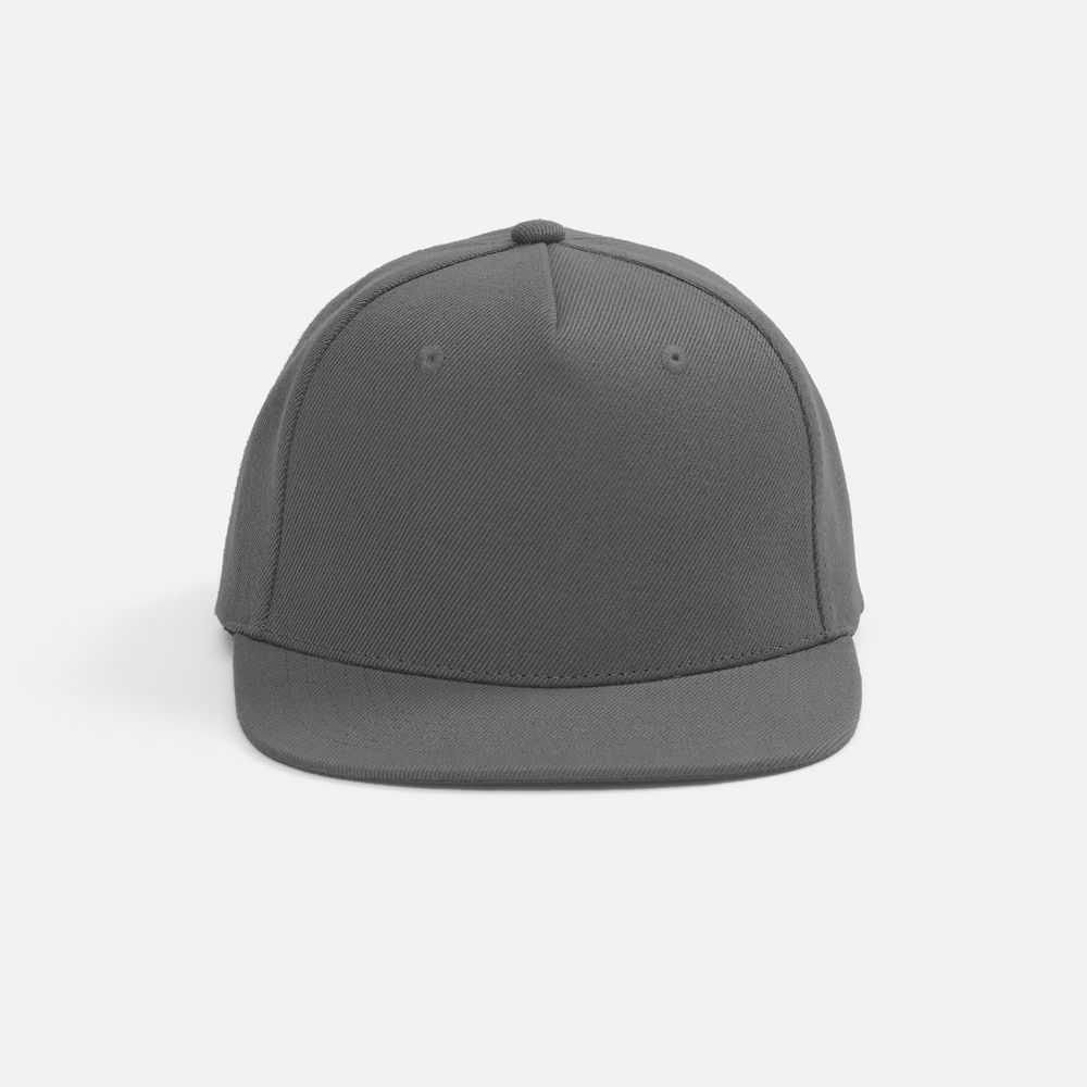 Бейсболка Epicore с прямым козырьком, серая-3