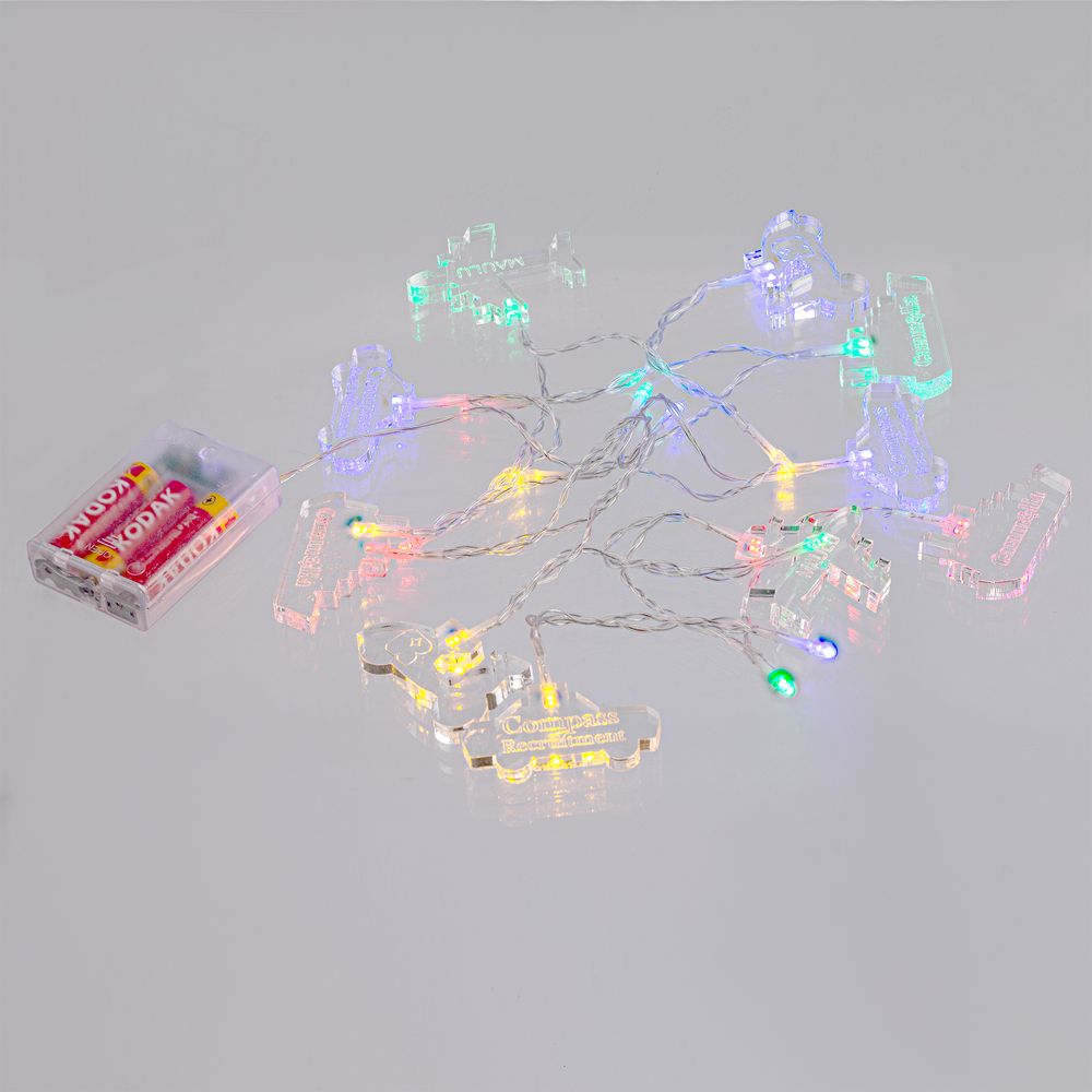 Гирлянда с индивидуальными фигурками AcryLED на заказ-1