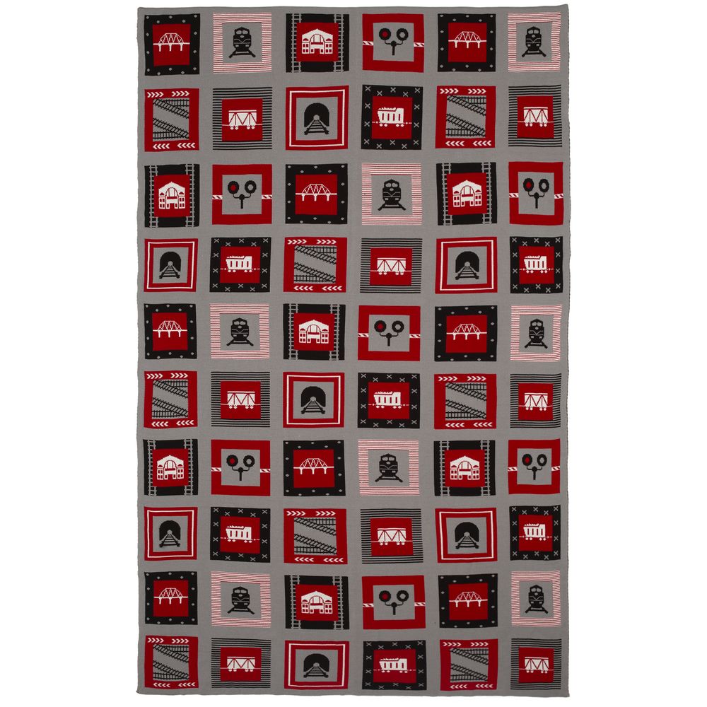 Плед Industry, железные дороги-1