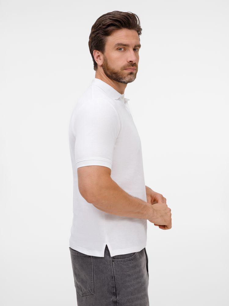 Рубашка поло унисекс Upswing, белая-6