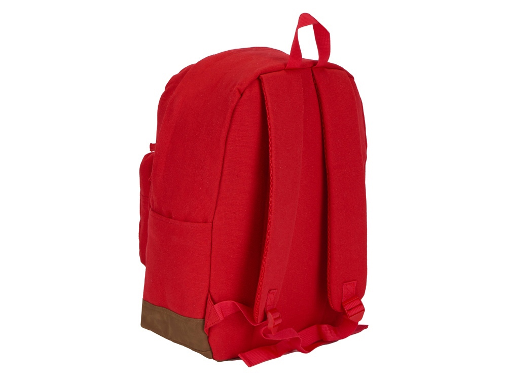 Рюкзак Shammy с эко-замшей для ноутбука 15, красный-7