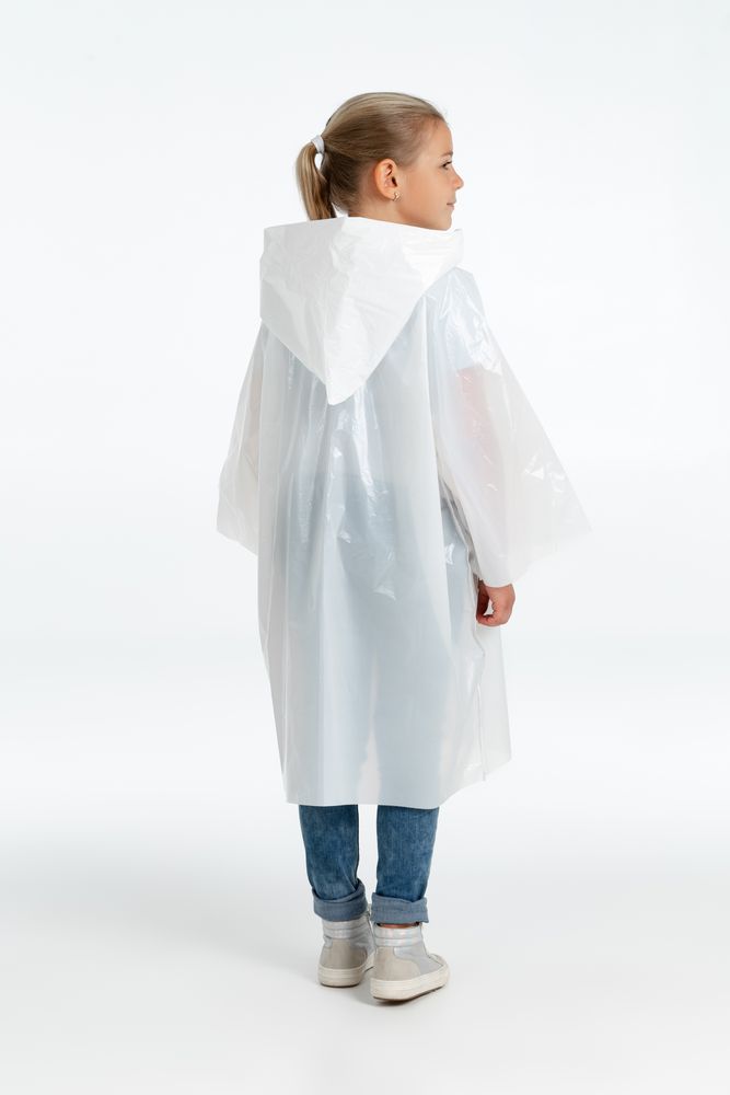 Дождевик-плащ детский BrightWay Kids, белый-4
