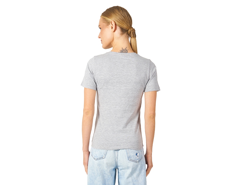 Футболка Heavy Super Club женская, серый меланж-2