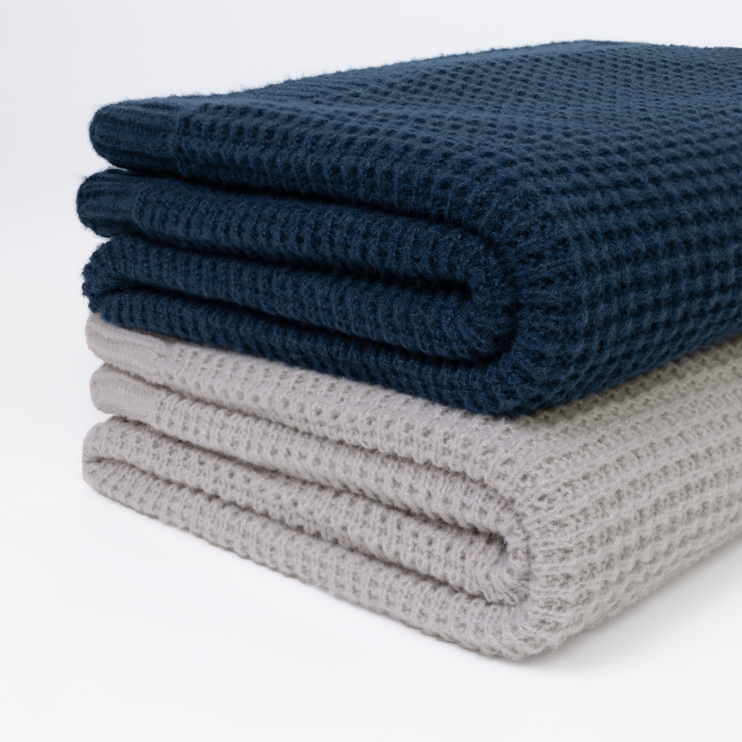 Плед Мальта Софт (Malta Soft) вязаный, 160*90 см, синий-6