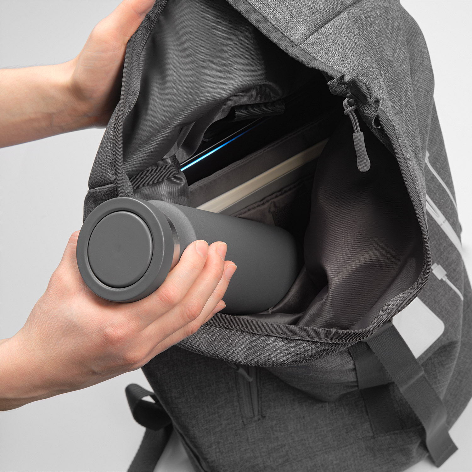 Рюкзак Монте (Monte), серый-8