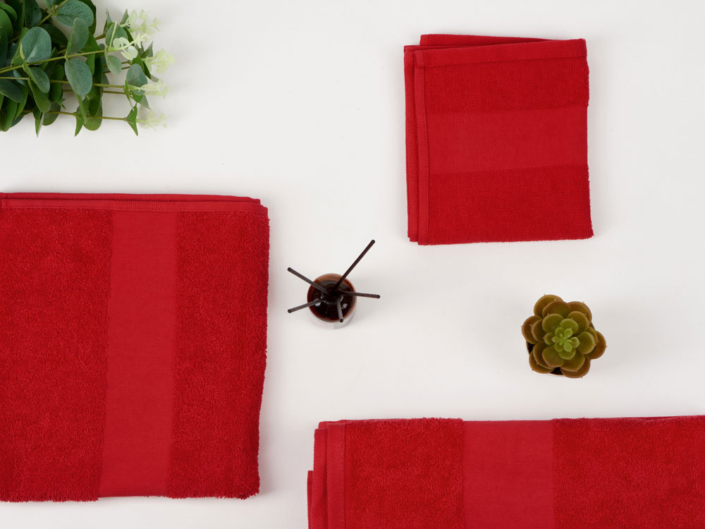 Полотенце Terry L, 450, красный-6
