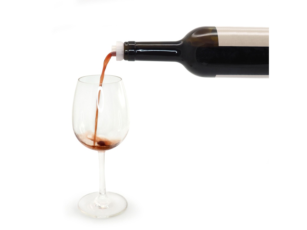 Пробка-каплеуловитель 2-в-1, черный/белый-2