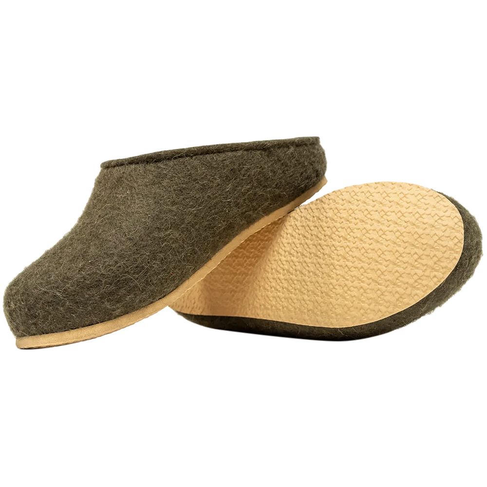 Домашние валенки Step, зеленые (олива)-2