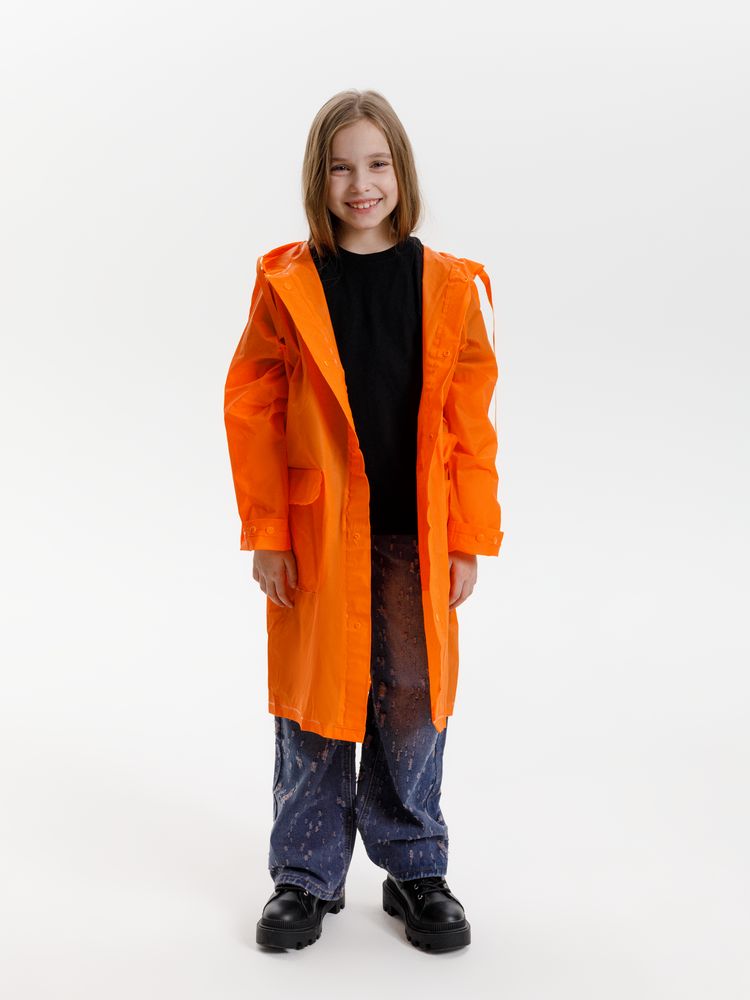 Дождевик детский RainDrop Kids, оранжевый-6