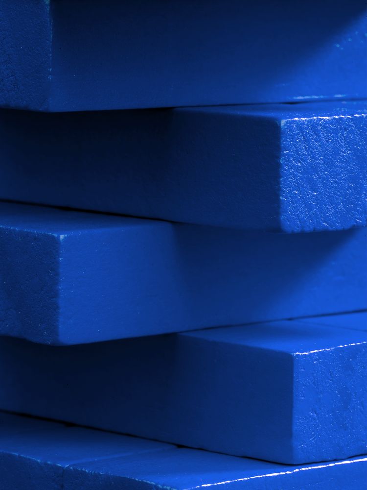 Игра «Деревянная башня мини», синяя-3