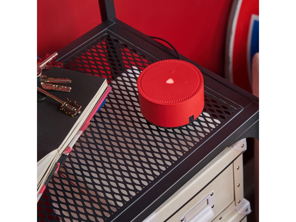 Умная колонка ЯНДЕКС Станция Лайт 5Вт, с Алисой, цвет: чили (YNDX-00025R)-3