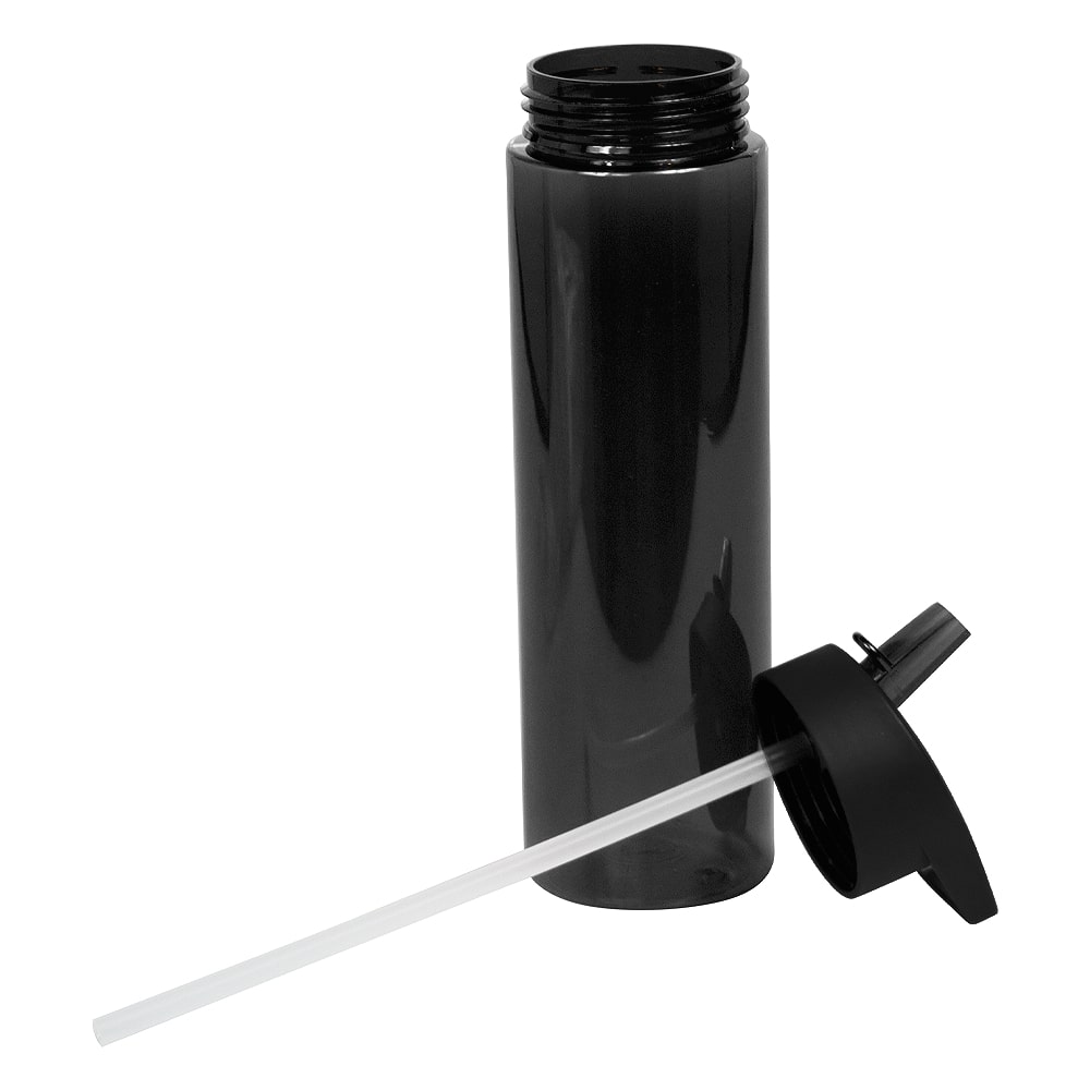 Пластиковая бутылка Norway, Черный-4