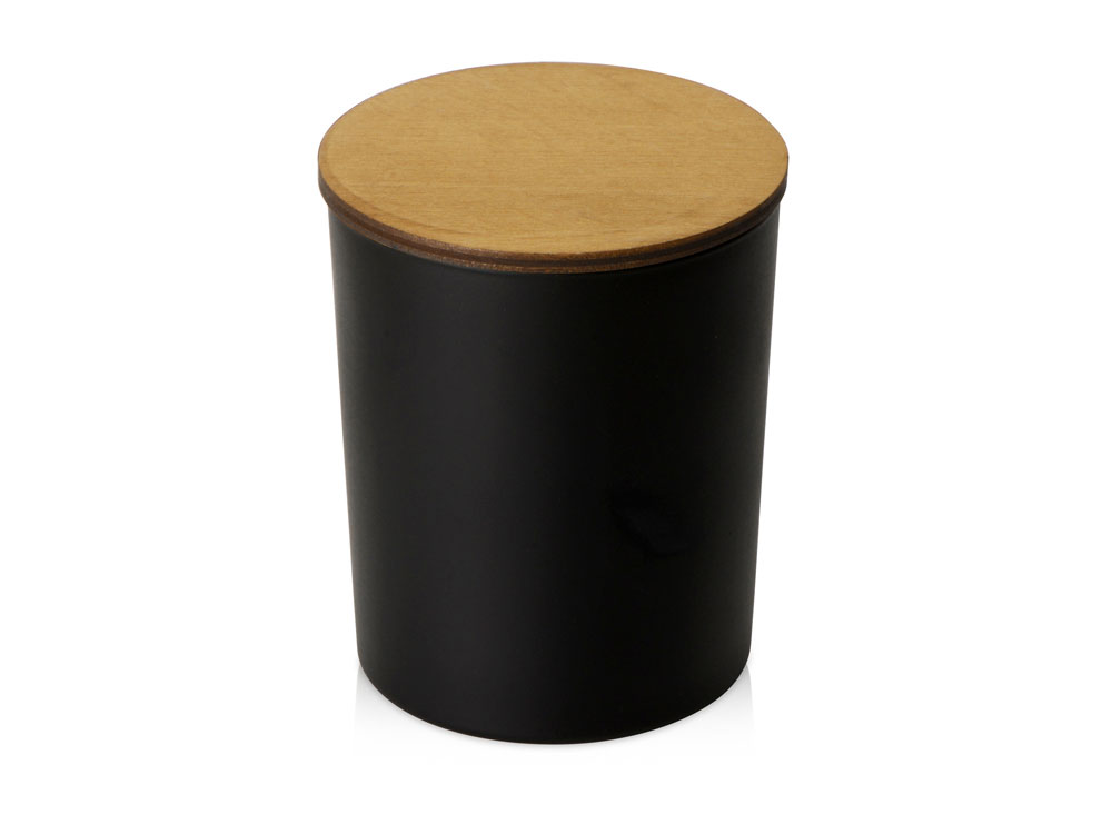 Свеча соевая ароматическая в стекле Niort, черная-0