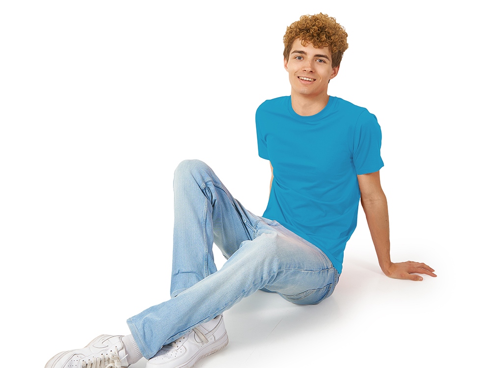 Футболка Heavy Super Club мужская, голубой-1