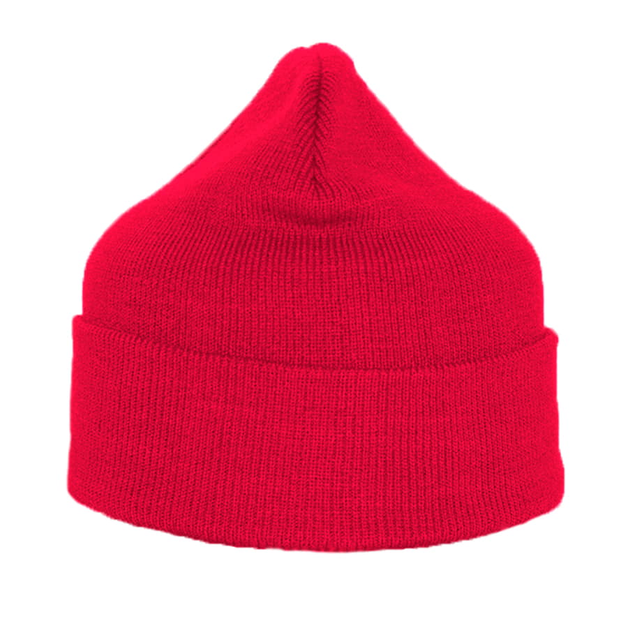 Шапка вязаная двойная ESSENTIAL, красный-2