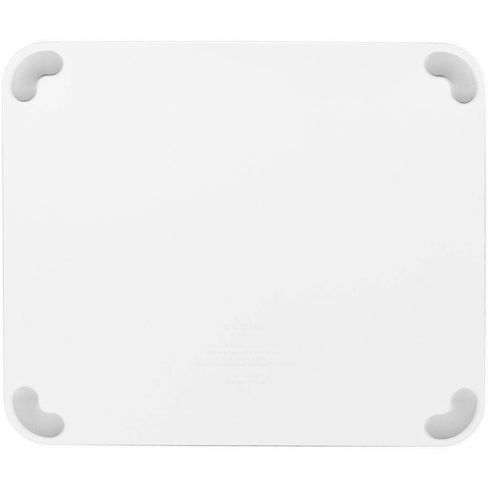 Станция беспроводной зарядки с колонкой и ночником Trilogy, белая-3