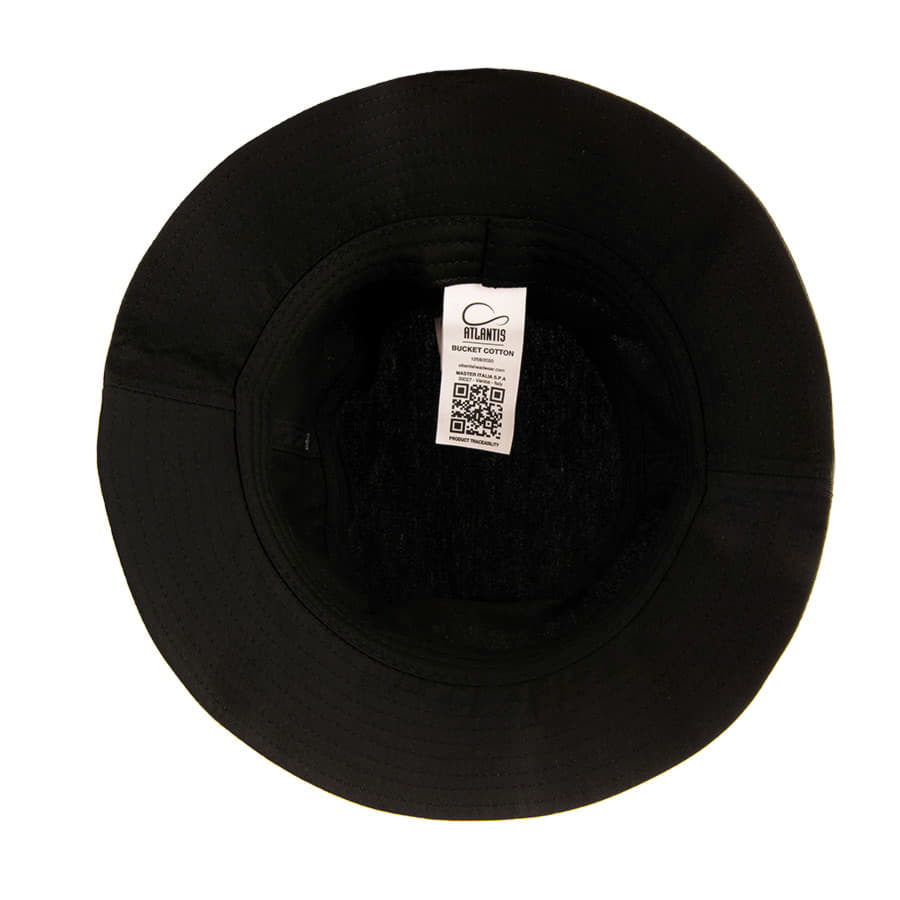 Панама BUCKET COTTON 180, черный-5