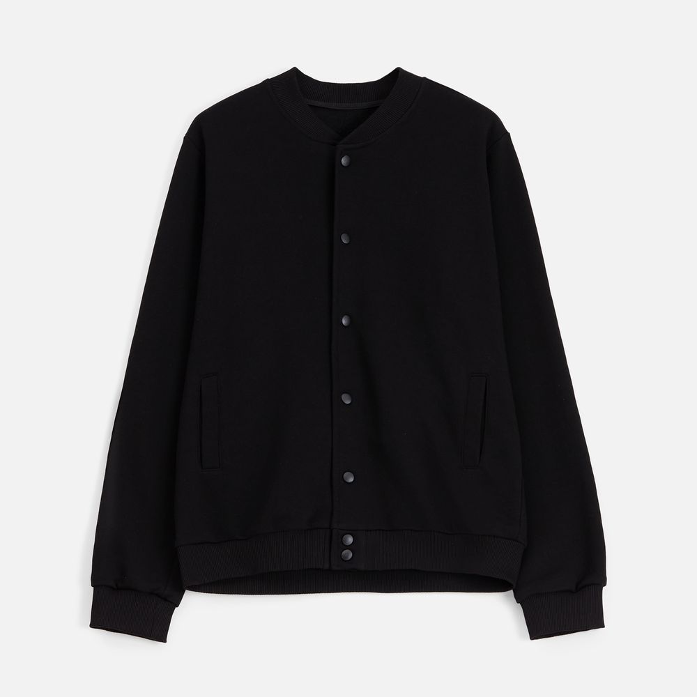 Бомбер унисекс Nuppu, черный-1