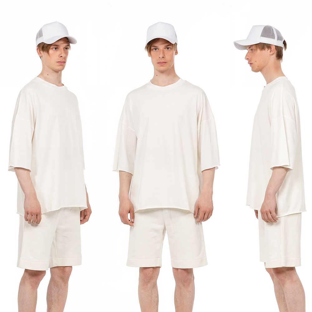 Бейсболка C3, белая-4