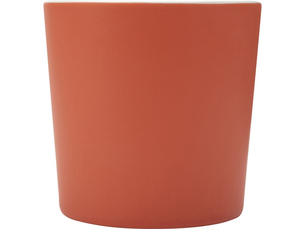 Cali Керамическая кружка объемом 370 мл с матовой отделкой - Оранжевый-1