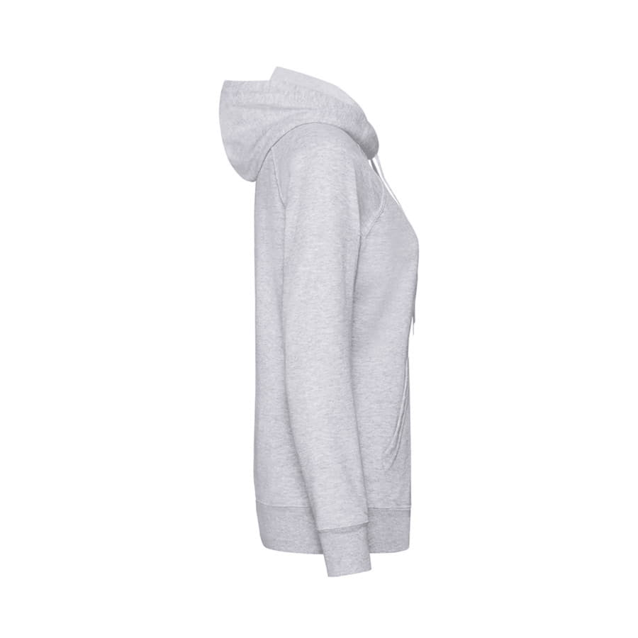 Толстовка женская без начеса LIGHTWEIGH HOODED SWEAT 240, серый меланж-3