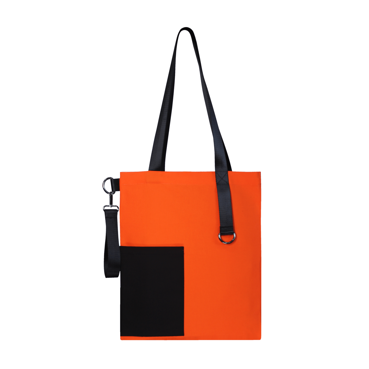 Шоппер Superbag Color (оранжевый с чёрным)-3