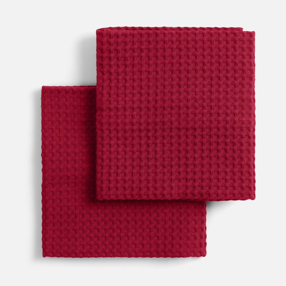 Набор кухонных полотенец Good Wipe, красный-1