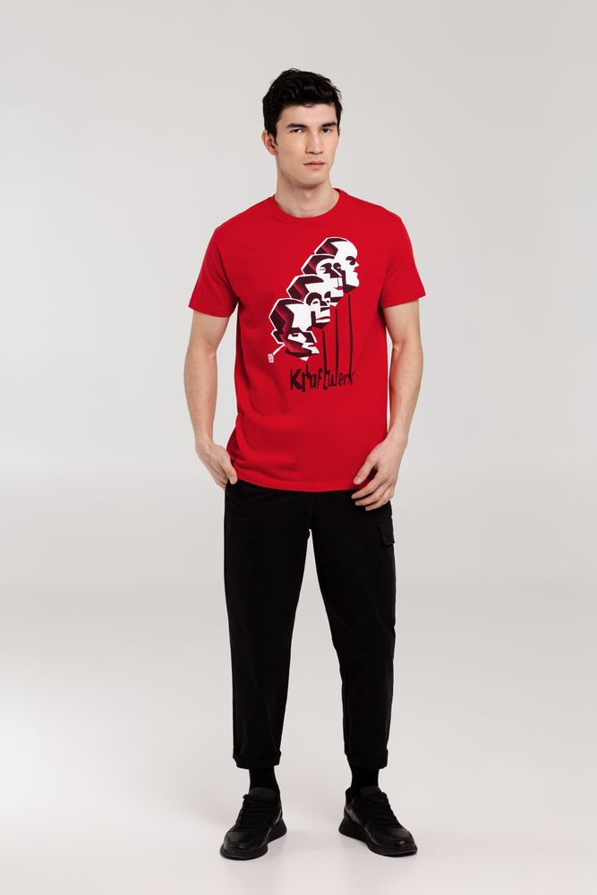 Футболка «Меламед. Kraftwerk», красная-2